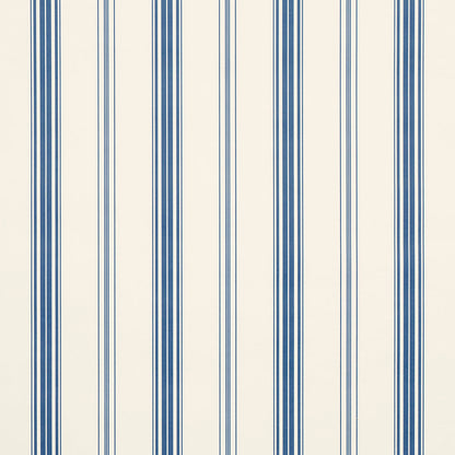 SCHUMACHER  STRIPED WALLCOVERINGS COCO STRIPE   Indigo   - 5018194