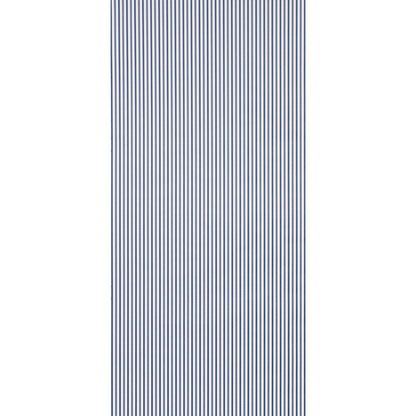 SCHUMACHER  STRIPED WALLCOVERINGS MATHIS TICKING STRIPE   Indigo   - 5018202