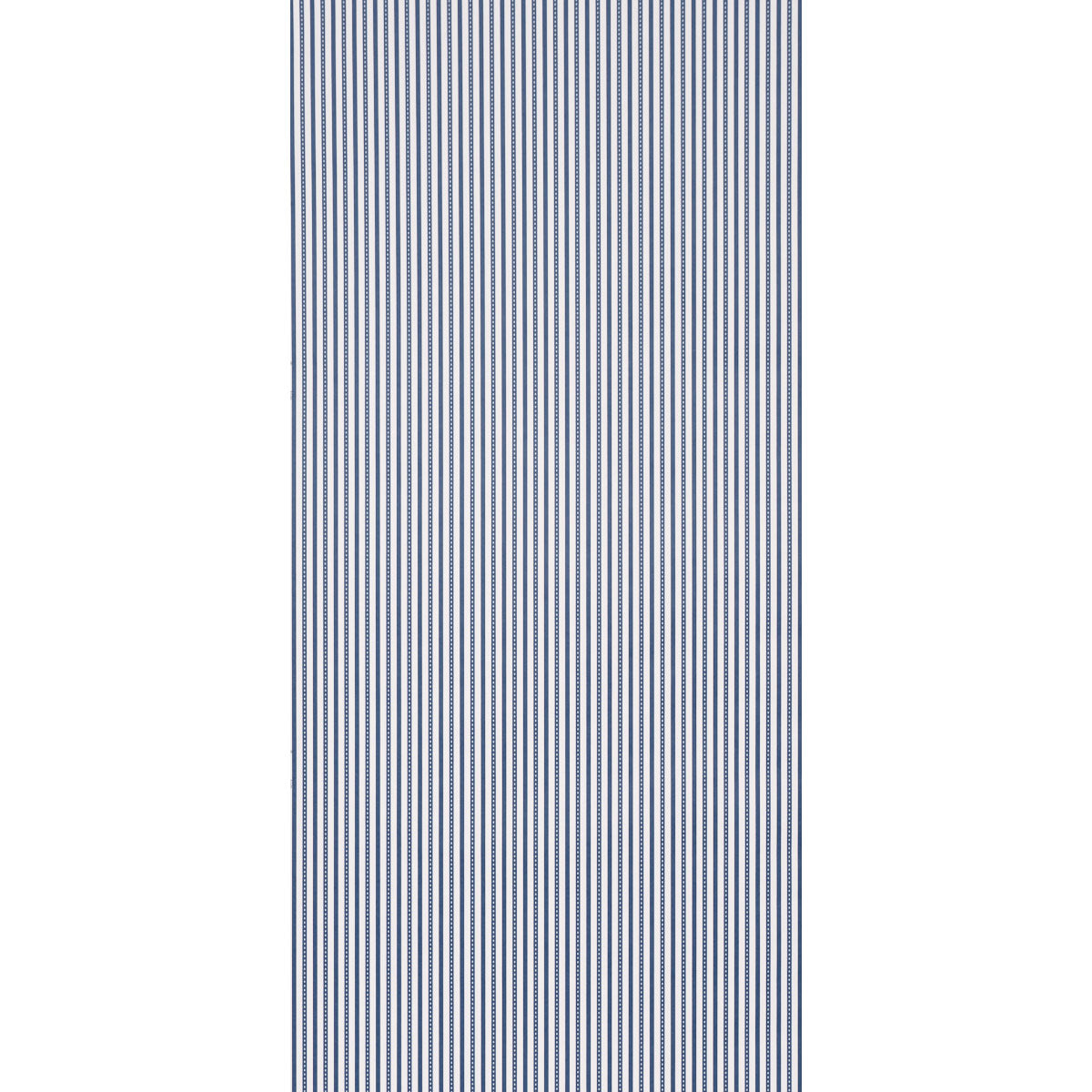 SCHUMACHER  STRIPED WALLCOVERINGS MATHIS TICKING STRIPE   Indigo   - 5018202