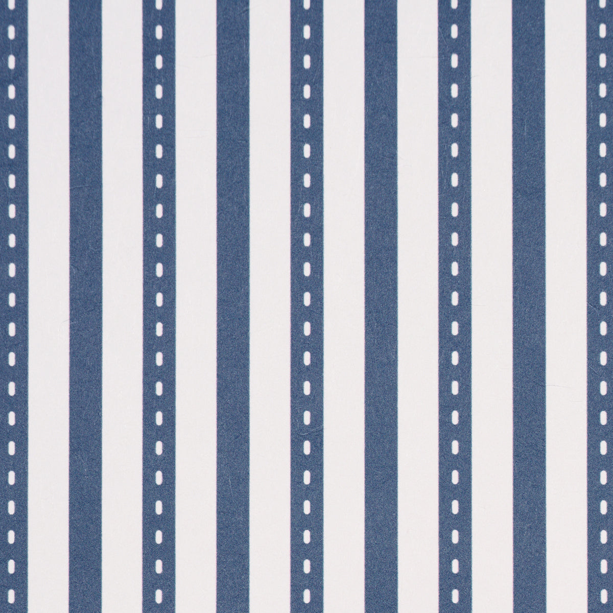 SCHUMACHER  STRIPED WALLCOVERINGS MATHIS TICKING STRIPE   Indigo   - 5018202