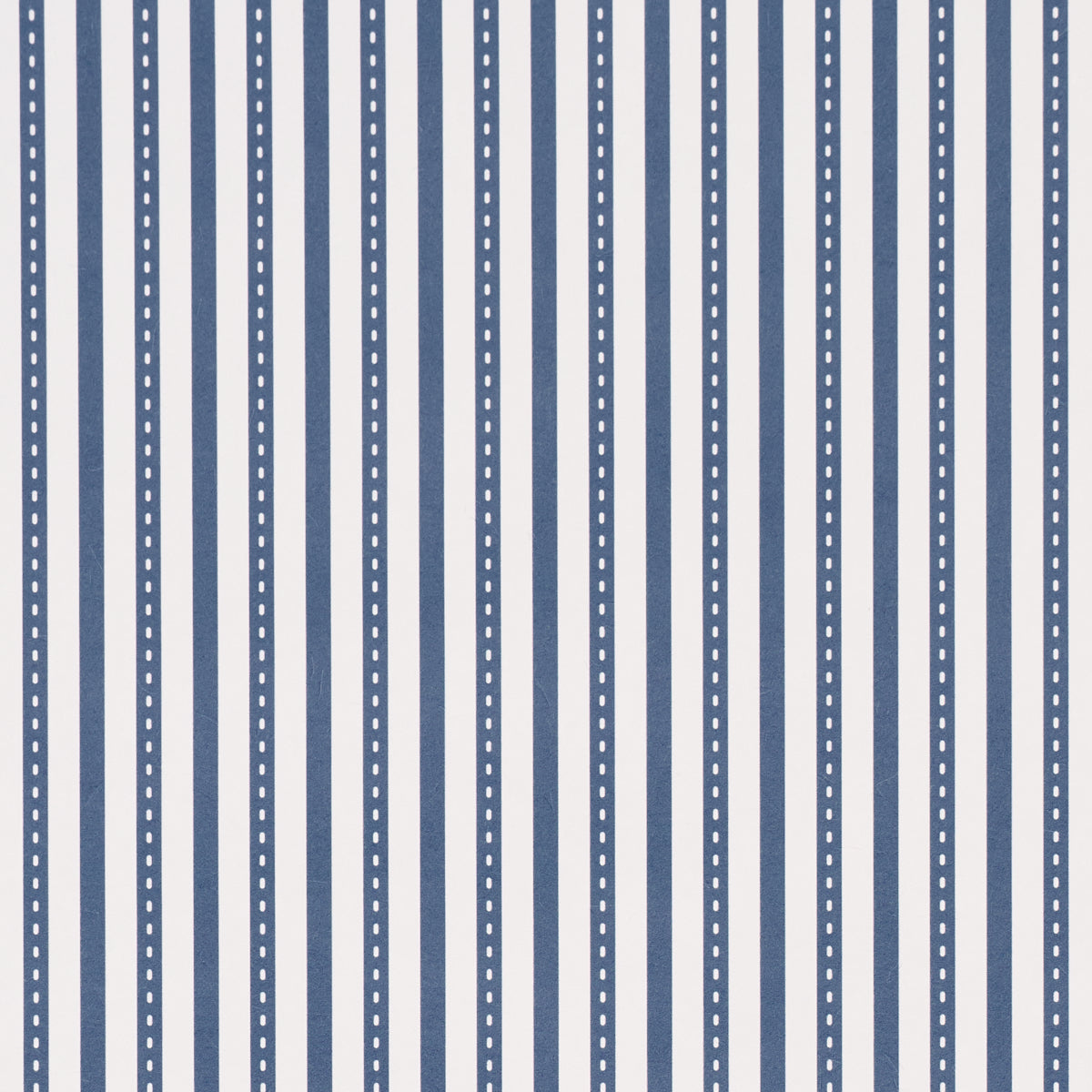 SCHUMACHER  STRIPED WALLCOVERINGS MATHIS TICKING STRIPE   Indigo   - 5018202