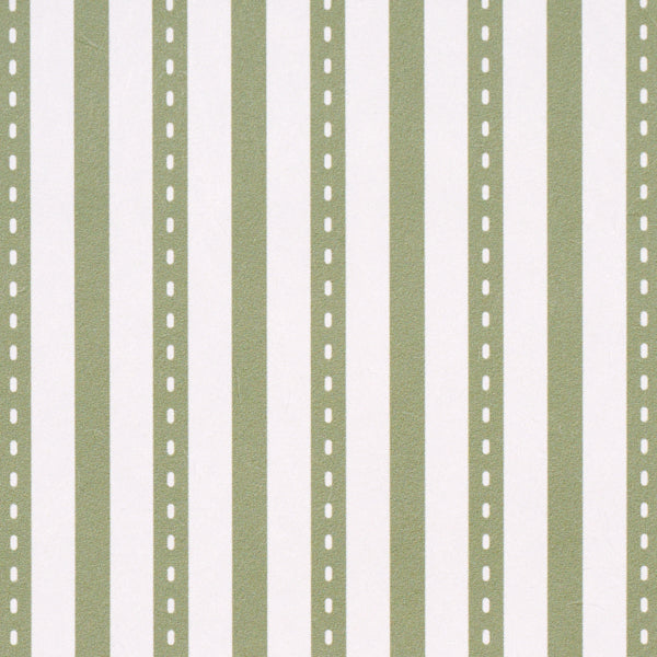 SCHUMACHER  STRIPED WALLCOVERINGS MATHIS TICKING STRIPE   Leaf   - 5018203