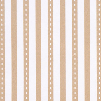 SCHUMACHER  STRIPED WALLCOVERINGS MATHIS TICKING STRIPE   Neutral   - 5018204