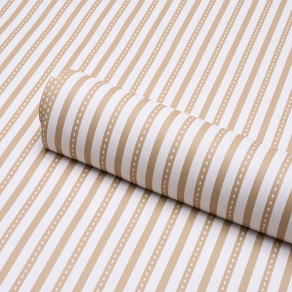 SCHUMACHER  STRIPED WALLCOVERINGS MATHIS TICKING STRIPE   Neutral   - 5018204
