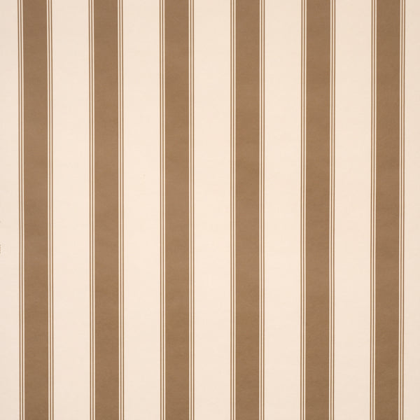 SCHUMACHER  STRIPED WALLCOVERINGS RAFE STRIPE   Chocolate   - 5018210