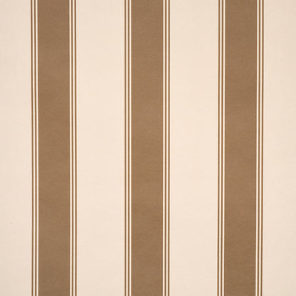 SCHUMACHER  STRIPED WALLCOVERINGS RAFE STRIPE   Chocolate   - 5018210