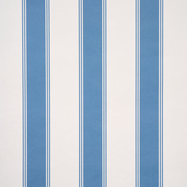 SCHUMACHER  STRIPED WALLCOVERINGS RAFE STRIPE   Azure   - 5018214