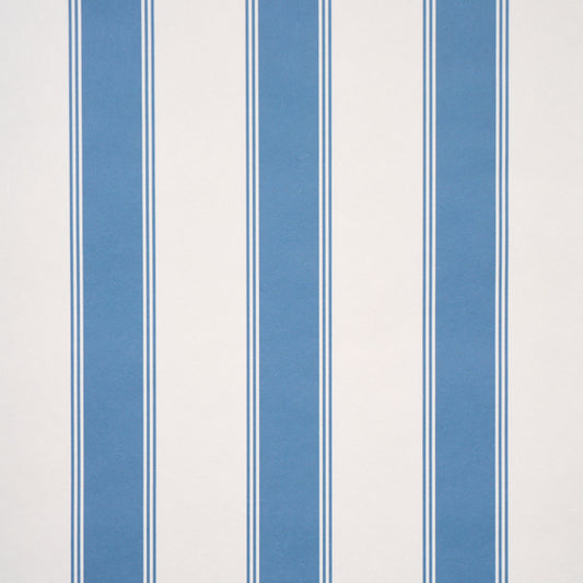 SCHUMACHER  STRIPED WALLCOVERINGS RAFE STRIPE   Azure   - 5018214