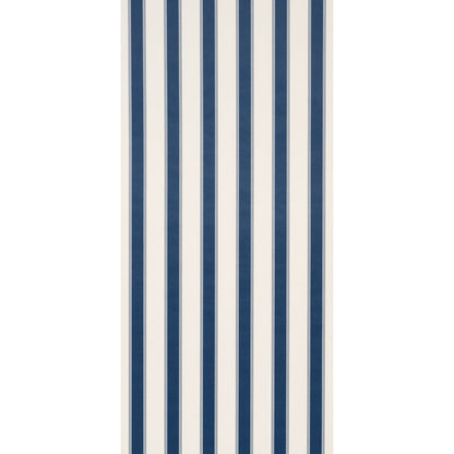 SCHUMACHER  STRIPED WALLCOVERINGS RAFE STRIPE   Indigo   - 5018215
