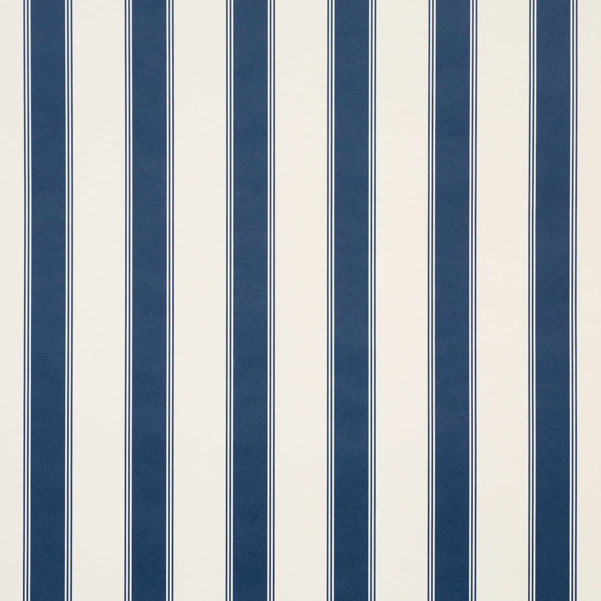 SCHUMACHER  STRIPED WALLCOVERINGS RAFE STRIPE   Indigo   - 5018215