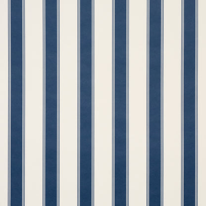 SCHUMACHER  STRIPED WALLCOVERINGS RAFE STRIPE   Indigo   - 5018215