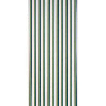 SCHUMACHER  STRIPED WALLCOVERINGS RIGSBY STRIPE   Peacock   - 5018220