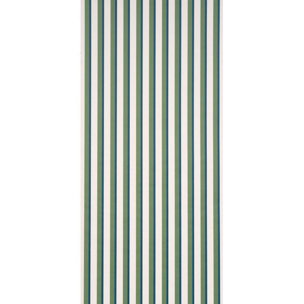 SCHUMACHER  STRIPED WALLCOVERINGS RIGSBY STRIPE   Peacock   - 5018220
