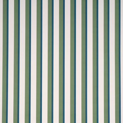 SCHUMACHER  STRIPED WALLCOVERINGS RIGSBY STRIPE   Peacock   - 5018220