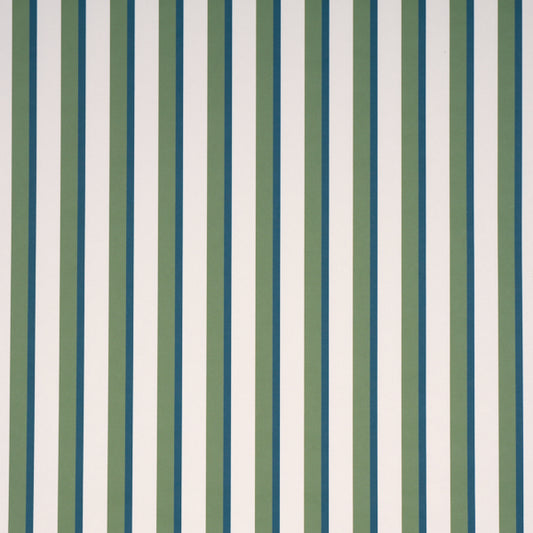 SCHUMACHER  STRIPED WALLCOVERINGS RIGSBY STRIPE   Peacock   - 5018220