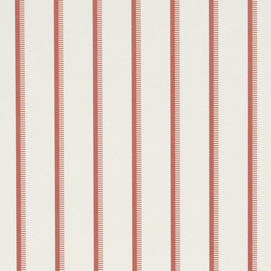 SCHUMACHER  STRIPED WALLCOVERINGS TYLA STRIPE   Terracotta   - 5018230
