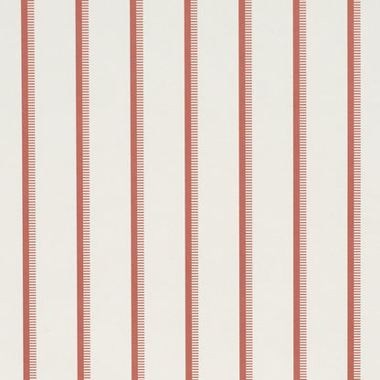 SCHUMACHER  STRIPED WALLCOVERINGS TYLA STRIPE   Terracotta   - 5018230