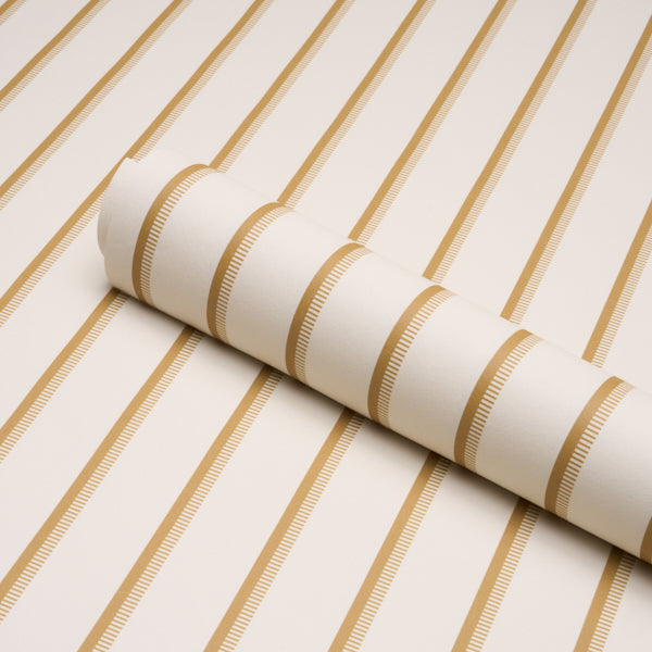 SCHUMACHER  STRIPED WALLCOVERINGS TYLA STRIPE   Dijon   - 5018231