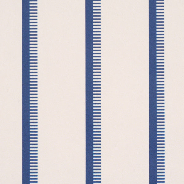 SCHUMACHER  STRIPED WALLCOVERINGS TYLA STRIPE   Indigo   - 5018234
