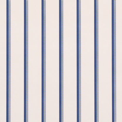SCHUMACHER  STRIPED WALLCOVERINGS TYLA STRIPE   Indigo   - 5018234