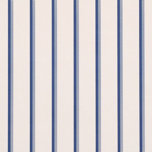 SCHUMACHER  STRIPED WALLCOVERINGS TYLA STRIPE   Indigo   - 5018234