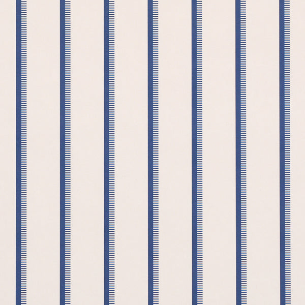 SCHUMACHER  STRIPED WALLCOVERINGS TYLA STRIPE   Indigo   - 5018234