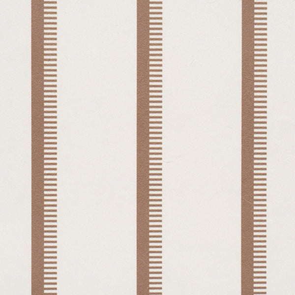 SCHUMACHER  STRIPED WALLCOVERINGS TYLA STRIPE   Umber   - 5018235