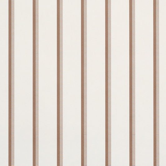 SCHUMACHER  STRIPED WALLCOVERINGS TYLA STRIPE   Umber   - 5018235