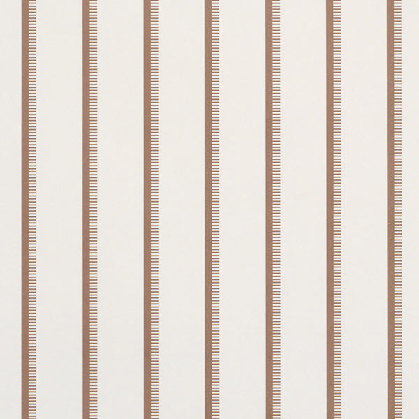 SCHUMACHER  STRIPED WALLCOVERINGS TYLA STRIPE   Umber   - 5018235