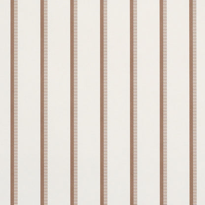SCHUMACHER  STRIPED WALLCOVERINGS TYLA STRIPE   Umber   - 5018235