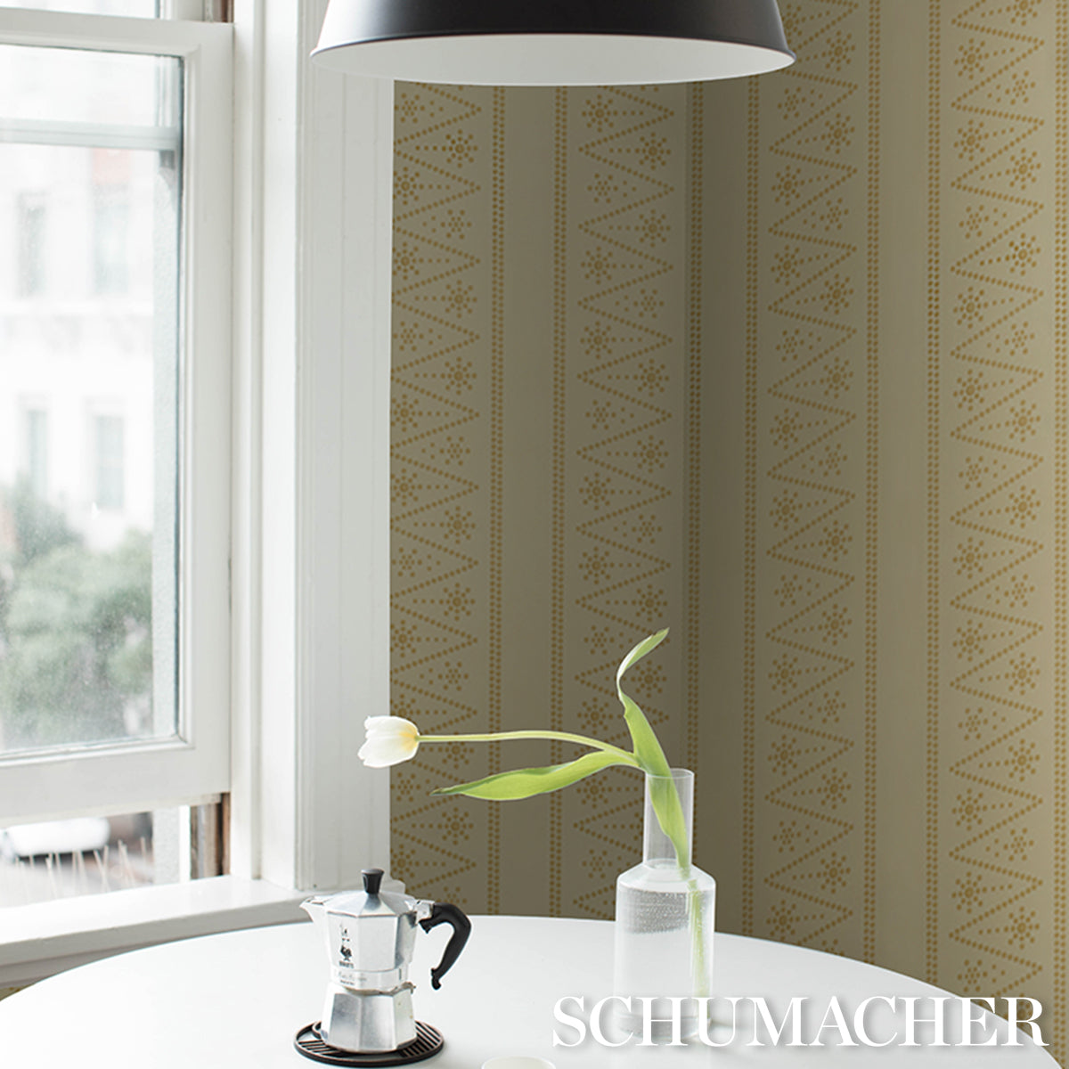 SCHUMACHER  BACKDROP THE PEARLIES   Soft Gold   - 5018371