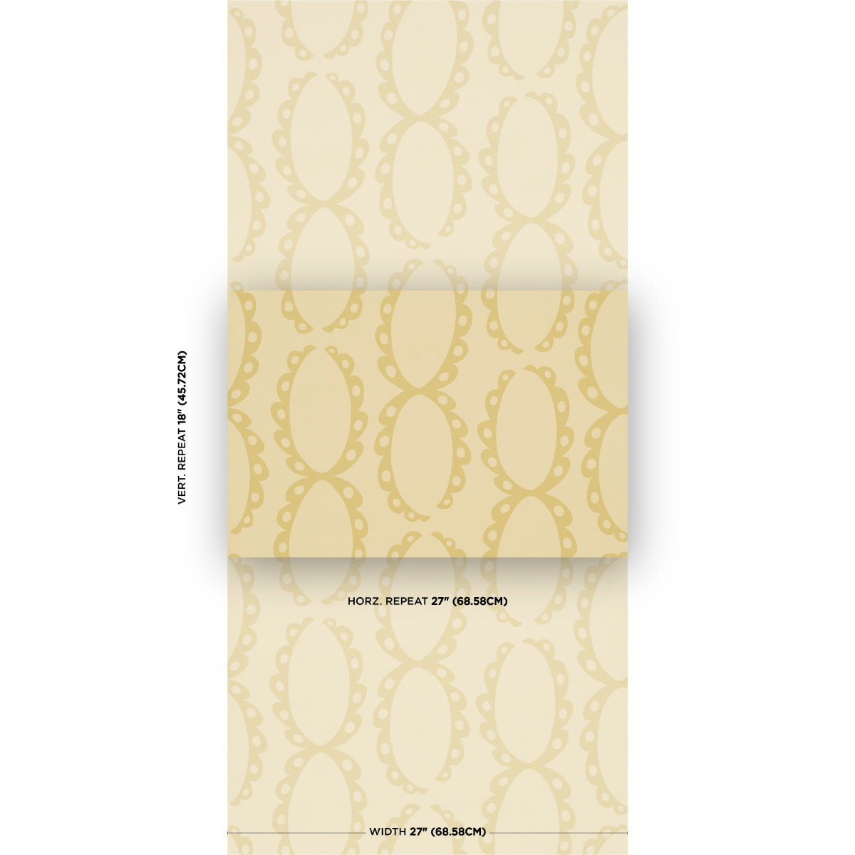 SCHUMACHER  BACKDROP THE SAINTS   Soft Gold   - 5018381