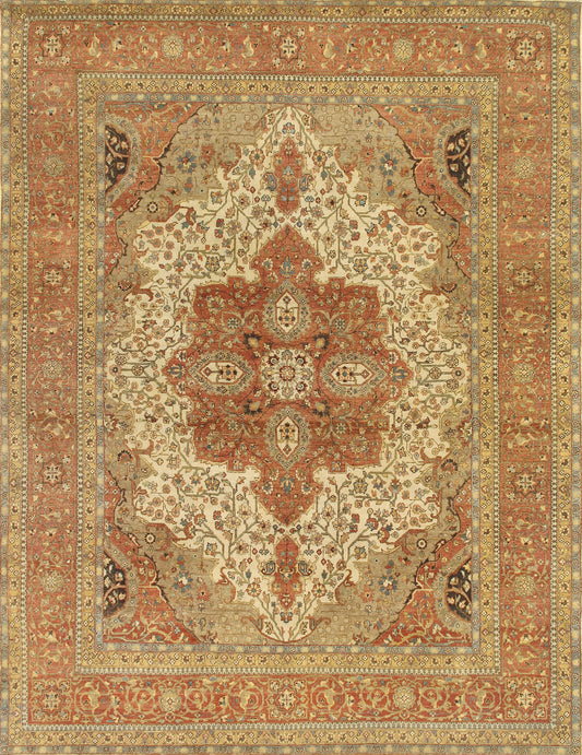 EXQUISITE RUGS   Hand-Knotted Rectangle    - 5022-10'X14'