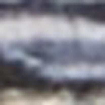 6' X 9' Light Blue And Orange Medallion Distressed Washable Area Rug