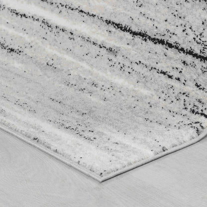 7' X 10' Grey Abstract Area Rug