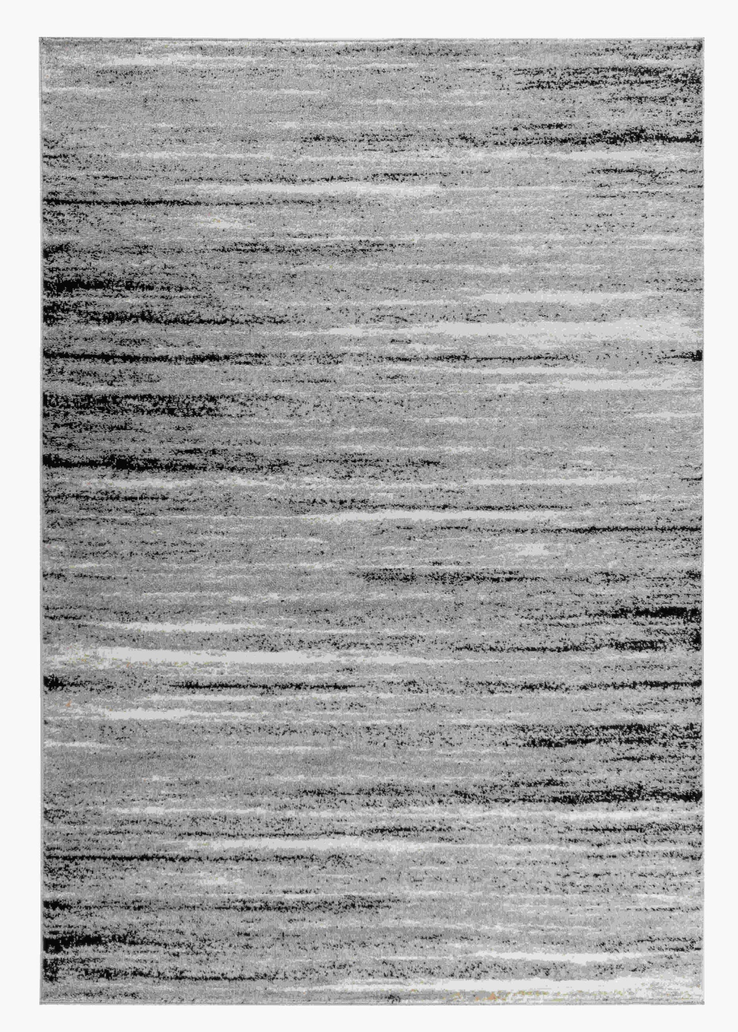 7' X 10' Grey Abstract Area Rug