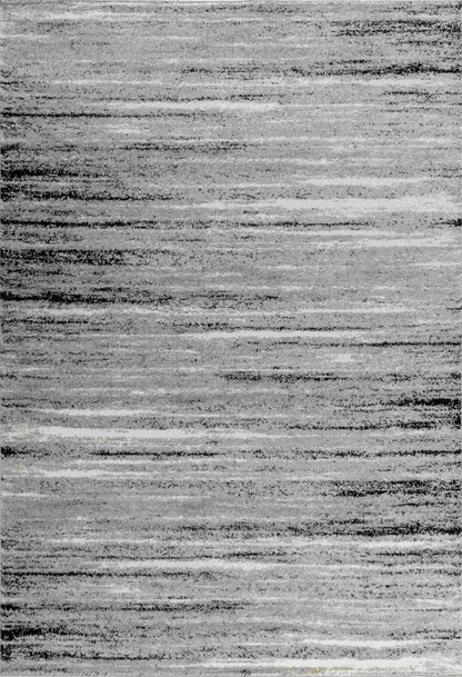 8' X 11' Grey Abstract Area Rug