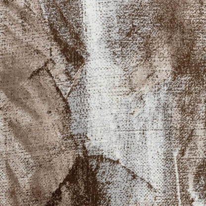 7' X 10' Brown Abstract Area Rug