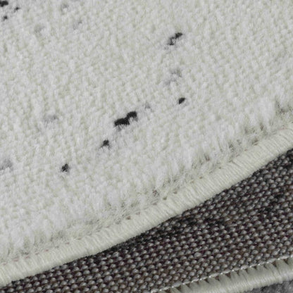 5' X 8' Black Oriental Area Rug