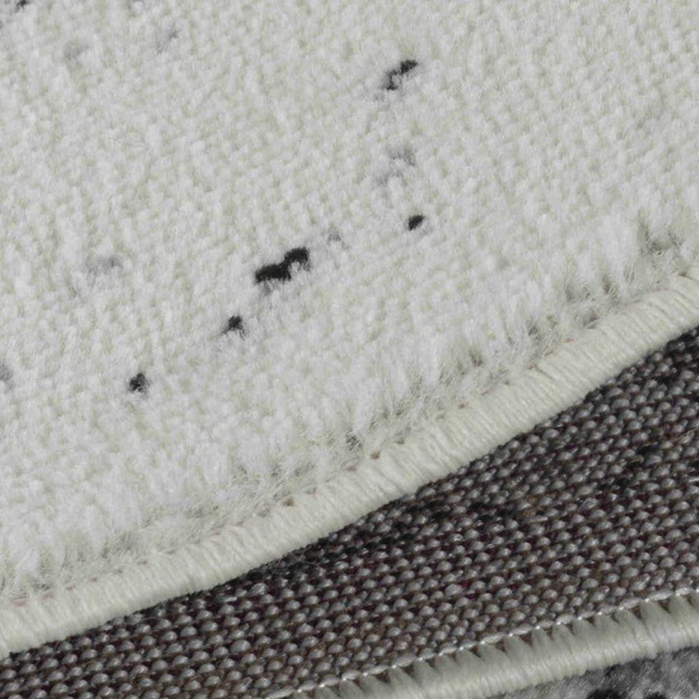 7' X 10' Black Oriental Area Rug