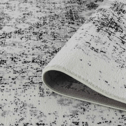 7' X 10' Black Oriental Area Rug