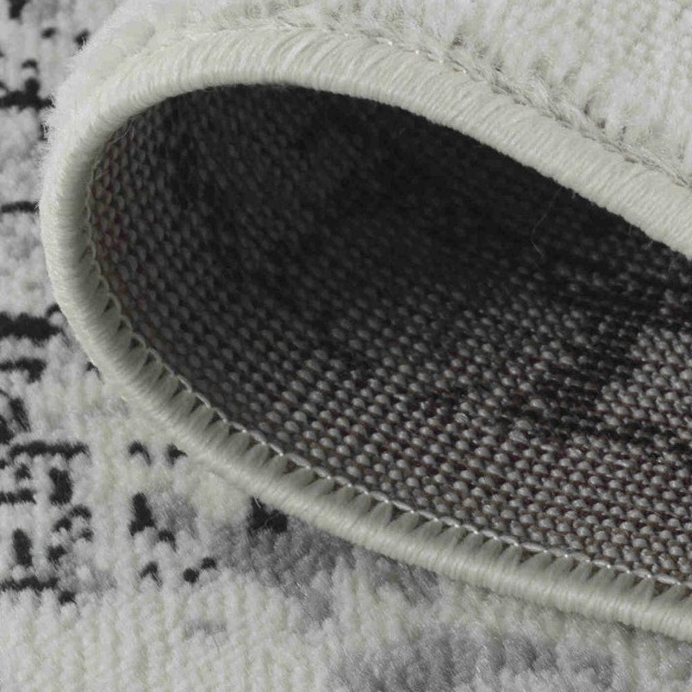 8' X 11' Black Oriental Area Rug