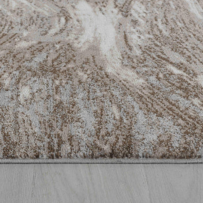 8' X 11' Brown Abstract Area Rug