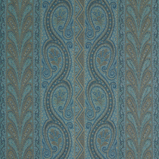 SCHUMACHER  RIVE GAUCHE CHATELAINE PAISLEY PATTERN WOVENS PATTERN WOVENS BLUE   - 50774