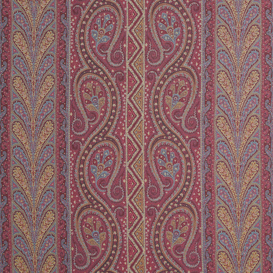 SCHUMACHER  RIVE GAUCHE CHATELAINE PAISLEY PATTERN WOVENS PATTERN WOVENS MAGENTA   - 50775