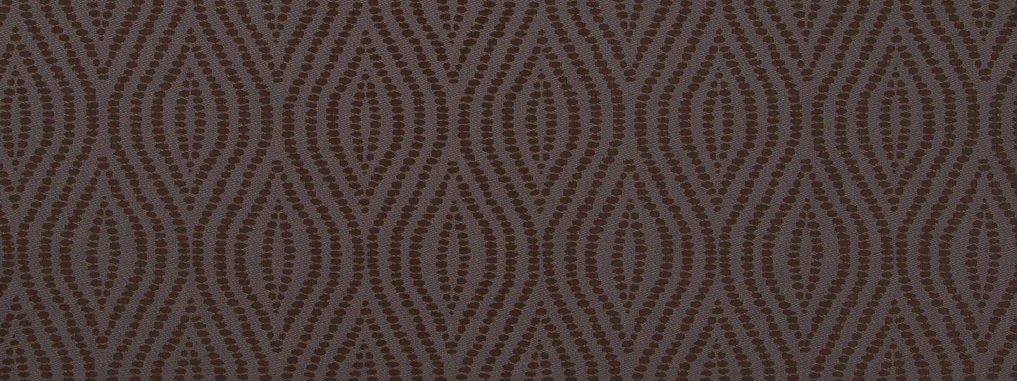 Robert Allen Contract Crystal Ogee | Chocolate  Upholstery     - 508469