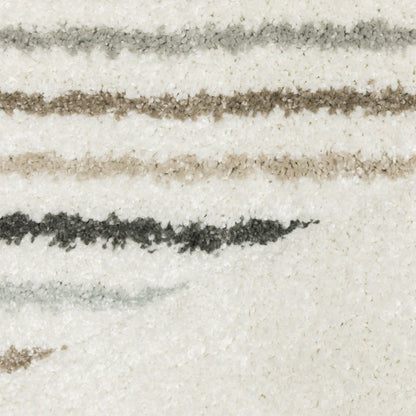 Product title: 10' X 13' Beige Grey Sage Green Pale Blue Brown And Charcoal Geometric Power Loom Stain Resistant Area Rug