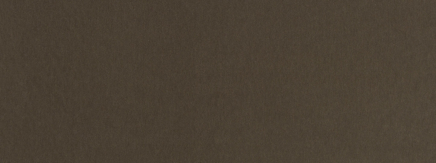 Stone-colored plush mohair upholstery fabric swatch with a soft, textured surface.