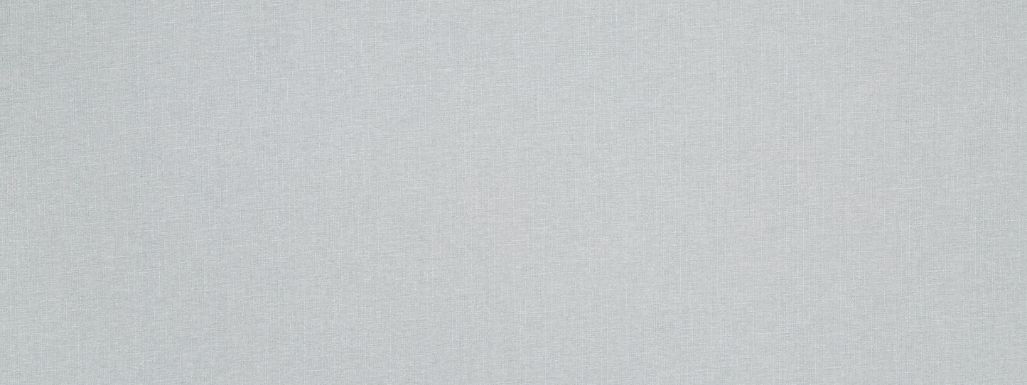 Light gray textured fabric background with subtle woven weave pattern.