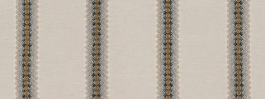 Robert Allen Foliole Stripe | Chestnut  Multipurpose     - 508748